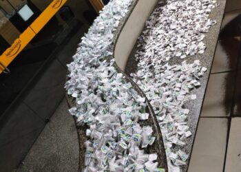 Drogas são apreendidas dentro de mala em Mendes